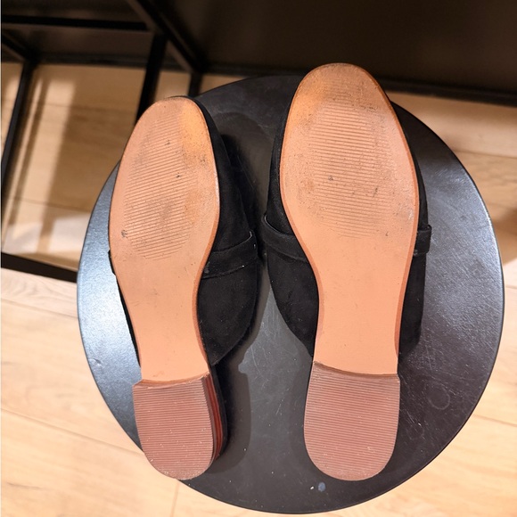 Franco Sarto Black Suede Mules - Picture 4 of 5